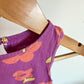Purple Dress with Flower Print / 3-6m
