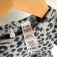 Grey Animal Print Dress / 6-12m