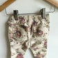 Floral Cream Jeans / 3-6m