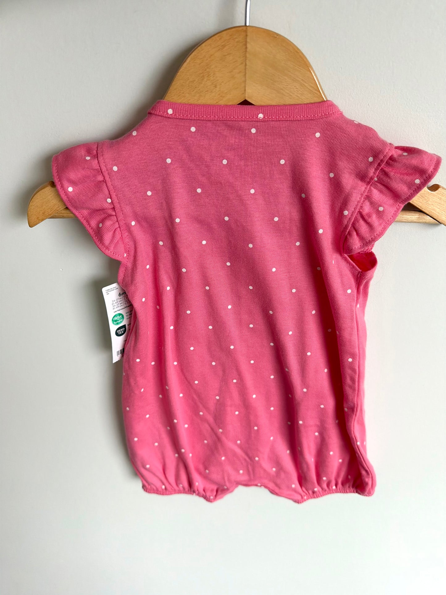 Ice Cream Pink Bubble Romper (With tags) / 6m