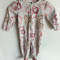 Grey Fleece Animal Sleeper / 6-9m