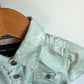 Mint Dino Button Up Dress Shirt / 2T