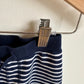 Striped Navy Shorts / 12m