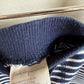 Striped Navy Shorts / 12m