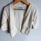 White Open Cardigan / 2T