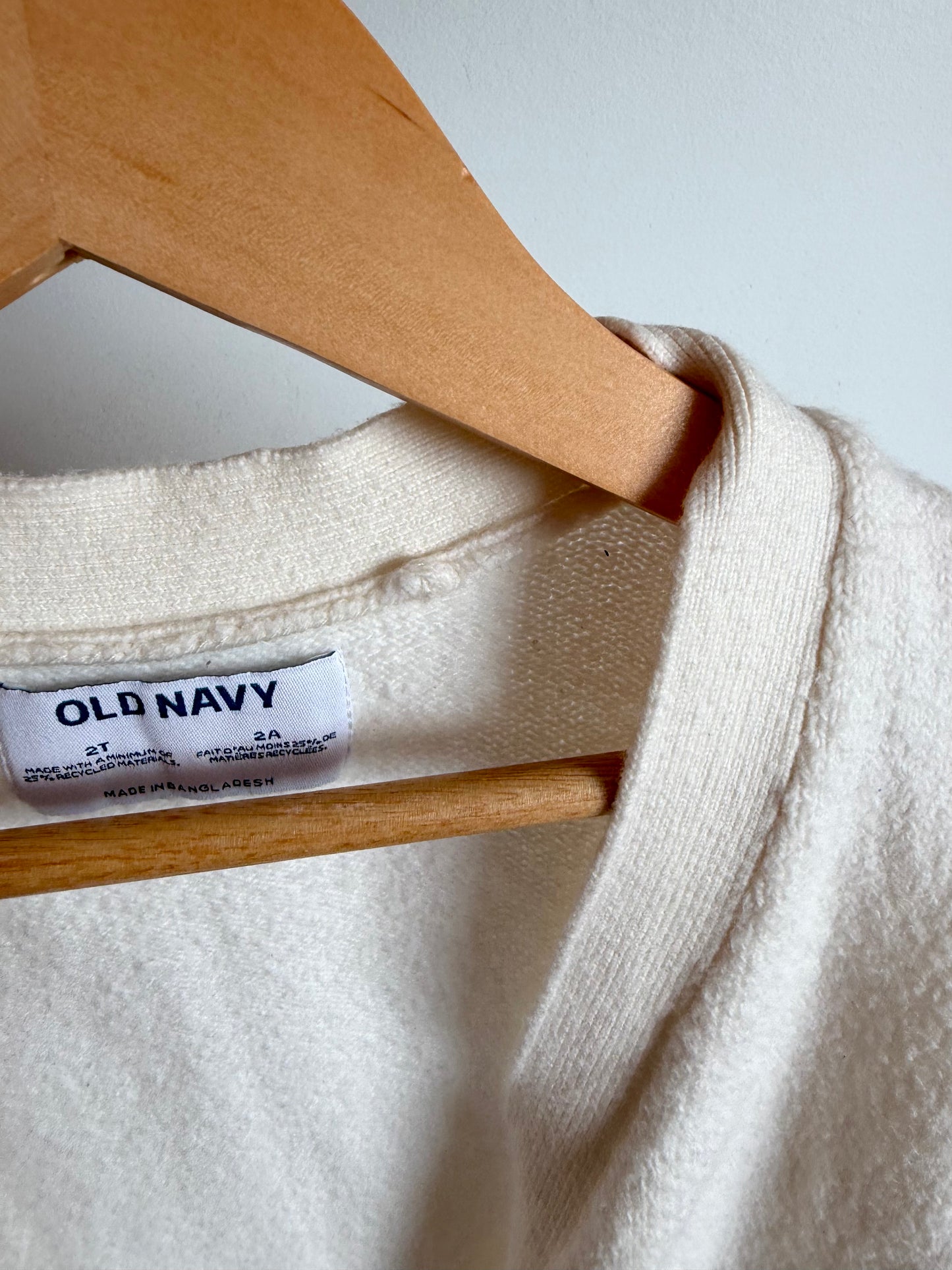 White Open Cardigan / 2T