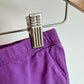 Purple Ruffle Trim Heart Shorts / 6-12m