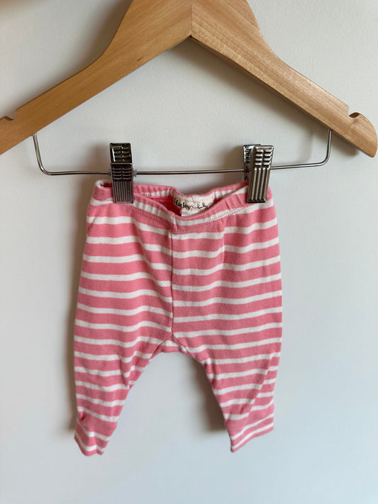Pink White Striped Pants / 3-6m