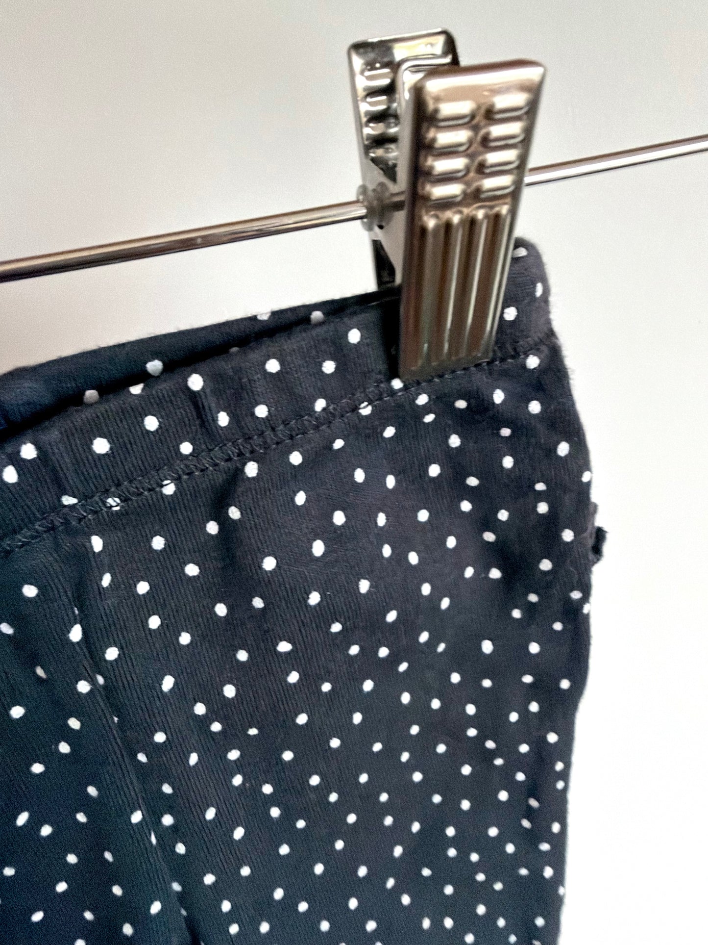 Polka Dot Black + White Pants / 3m
