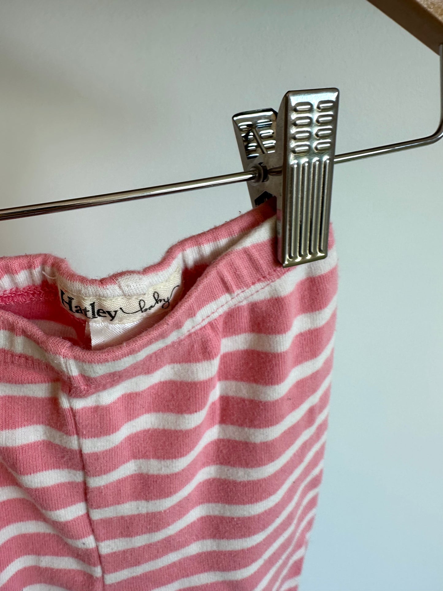 Pink White Striped Pants / 3-6m