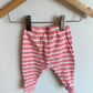 Pink White Striped Pants / 3-6m