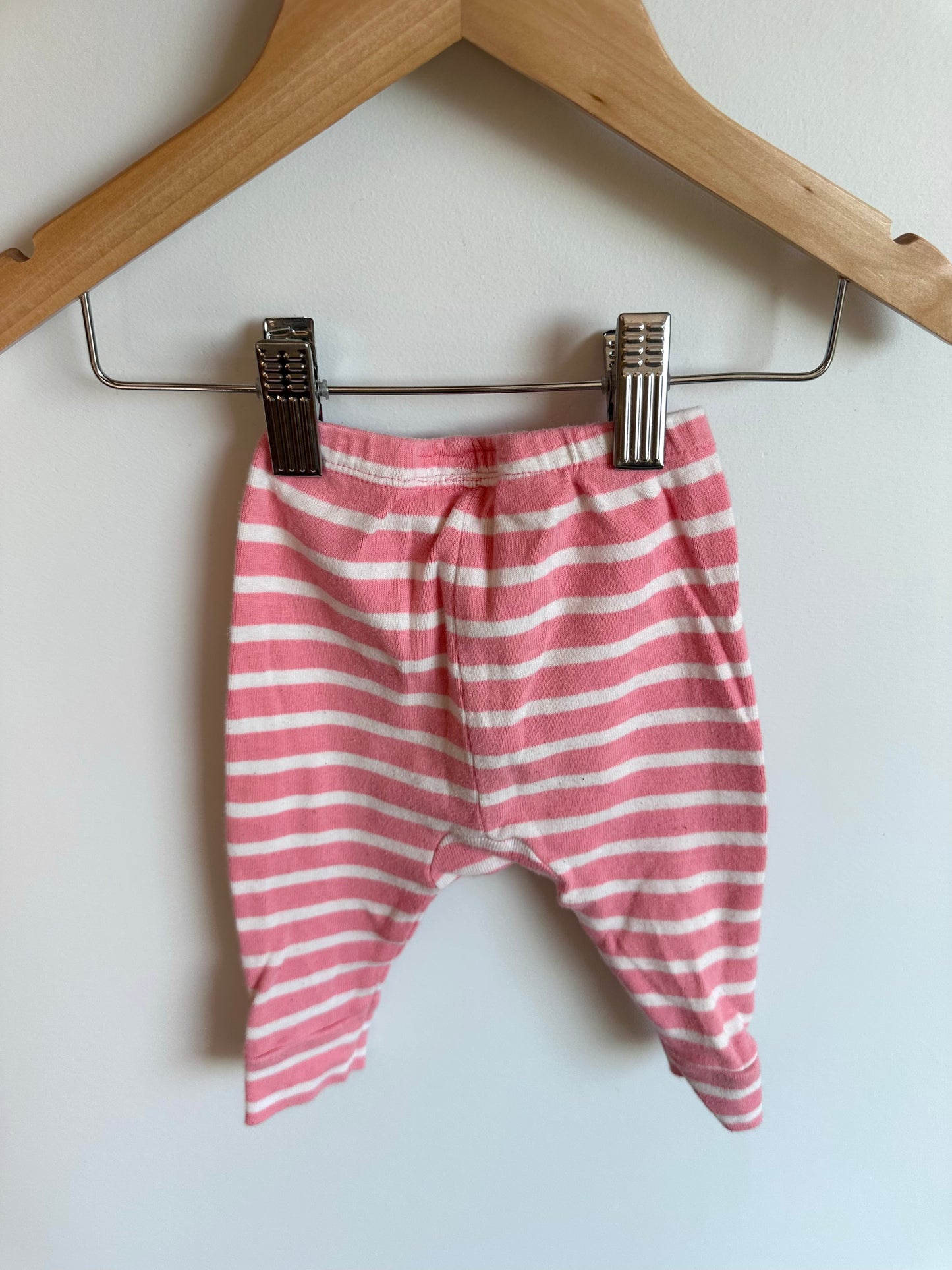 Pink White Striped Pants / 3-6m