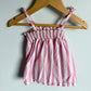 Pink Vertical Striped Top / 6-12m