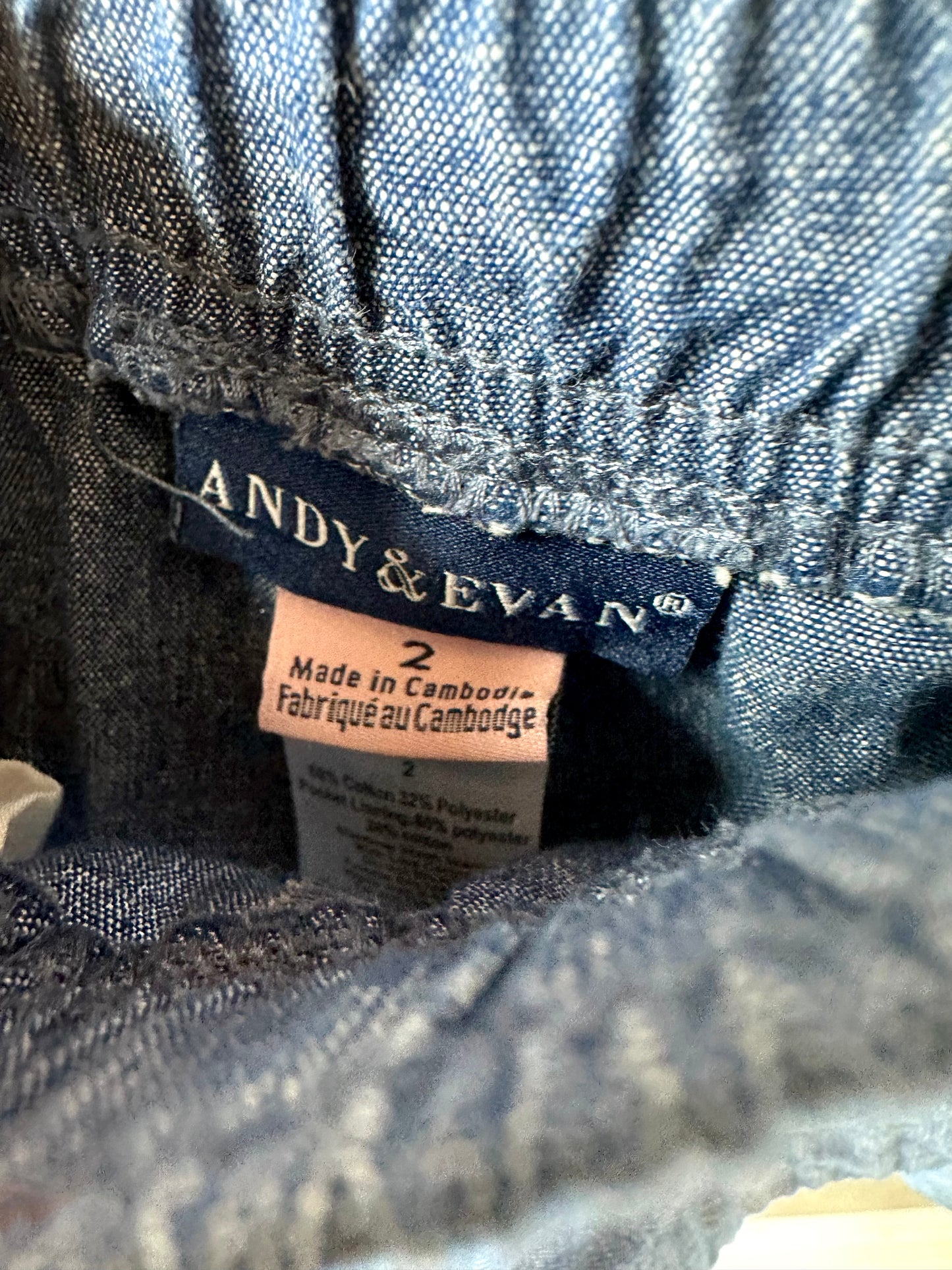 Chambray Shorts / 2T