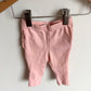 Pink Ruffle Bottom Leggings / 3-6m