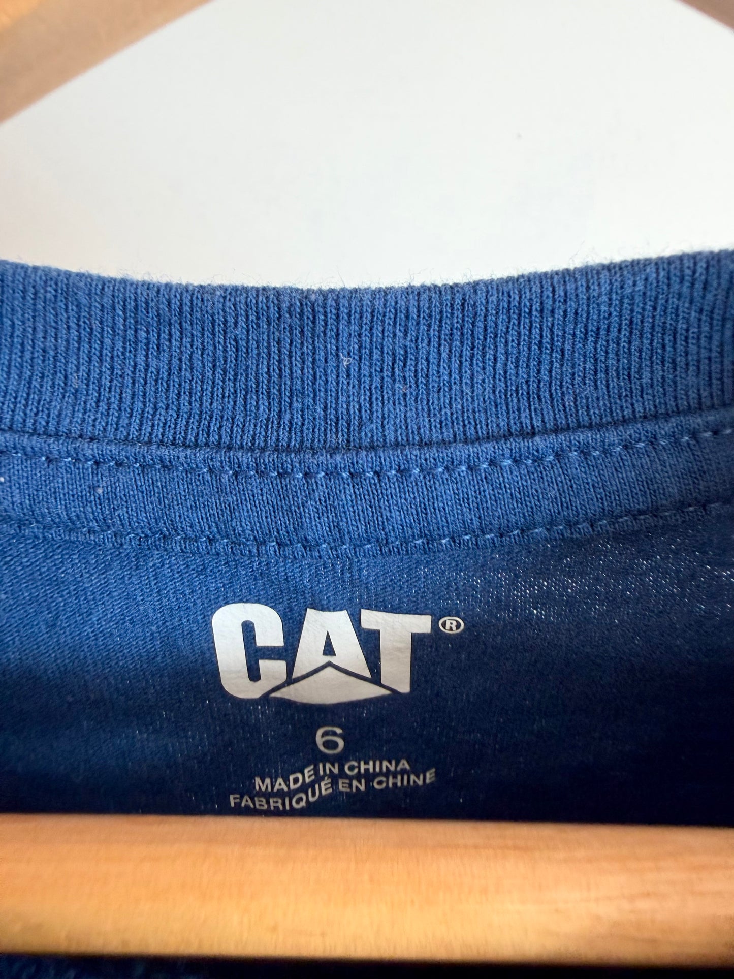 Caterpillar Blue T-Shirt / 6 years