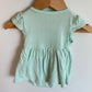 Aqua Dress Bodysuit / 9m