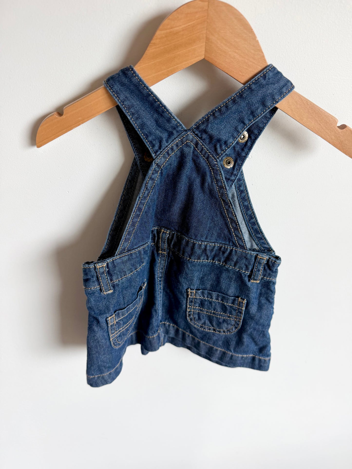 Denim Overall Dress / 6m