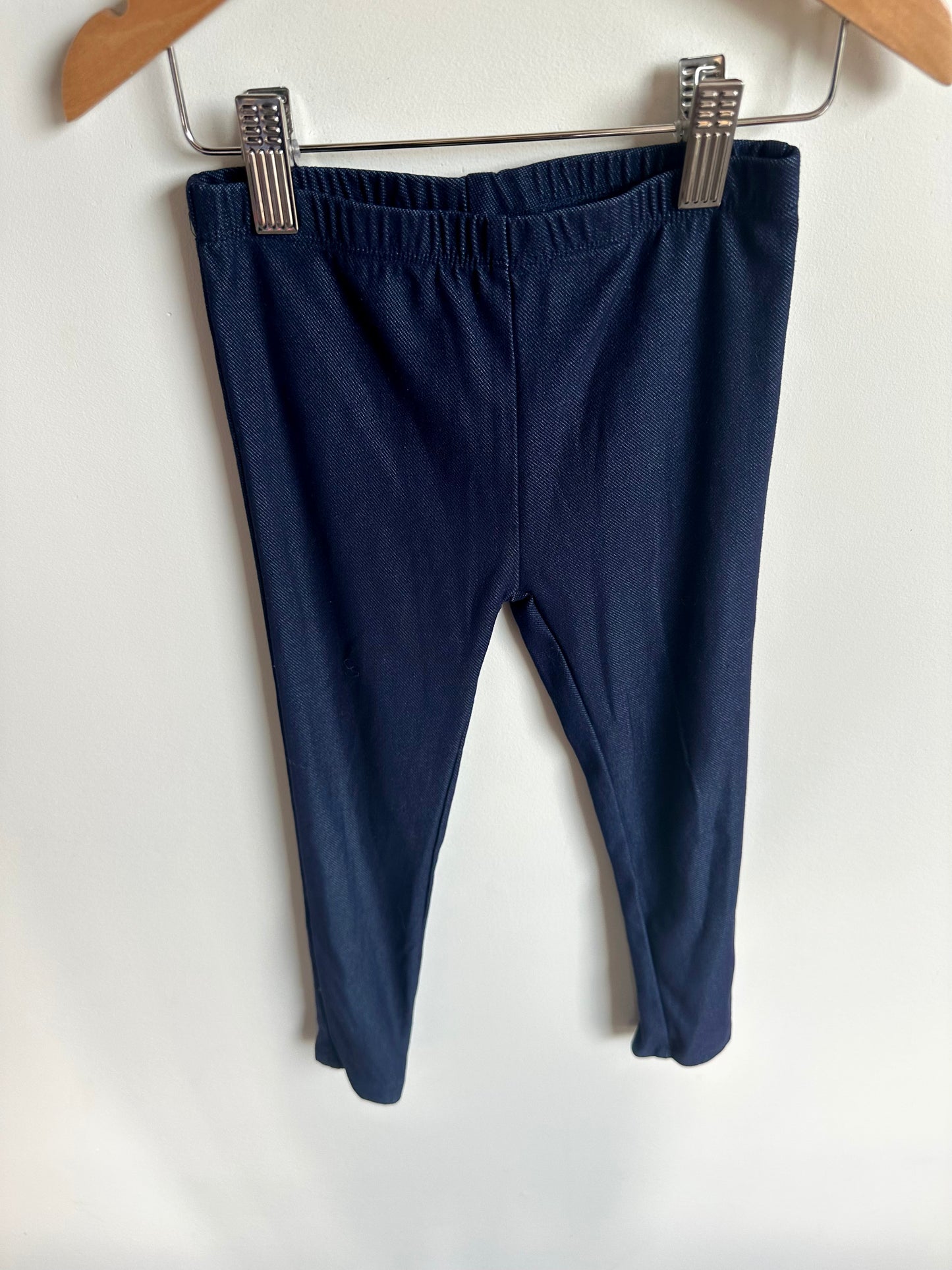 Navy Leggings / 4T
