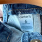 Denim Overall Dress / 6m