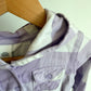 Purple Hood Checkered Top / 3T