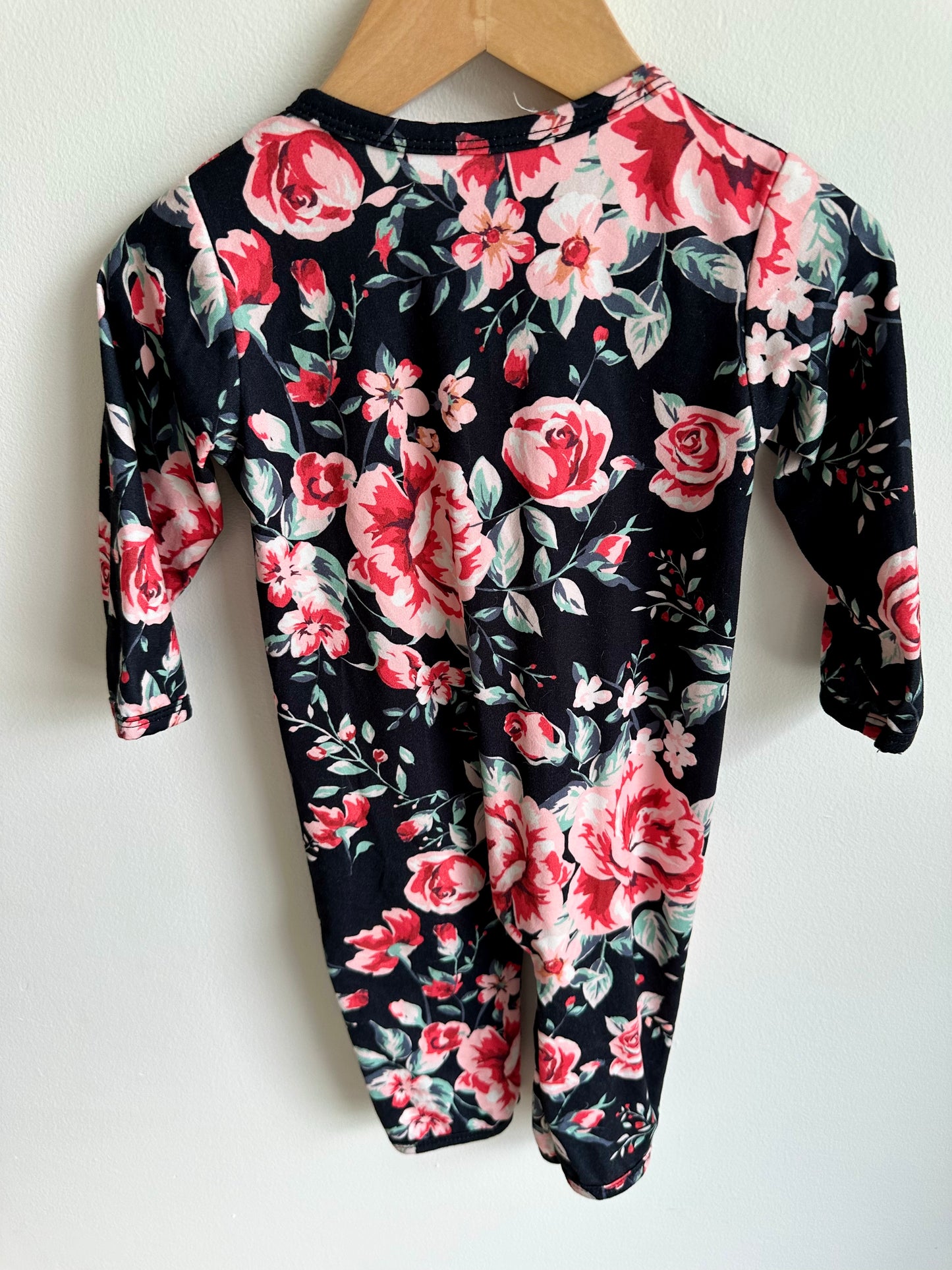 Black Floral Jumpsuit / 2T