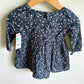 Navy Floral Rousing Dress (With Tags) / 9m