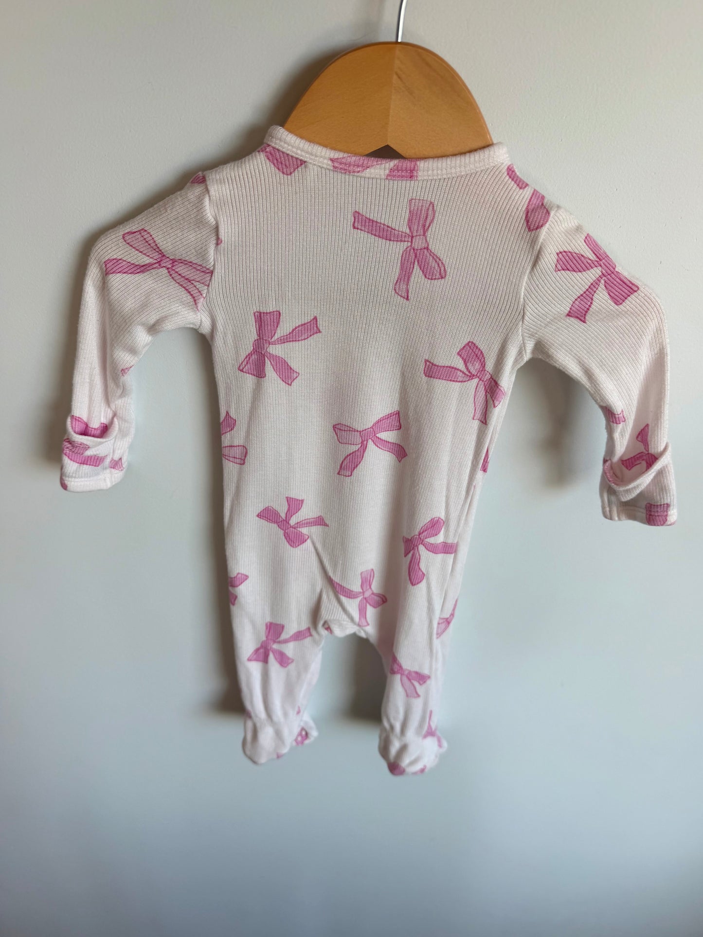 Angel Dear Pink Bow Sleeper / 0-3m