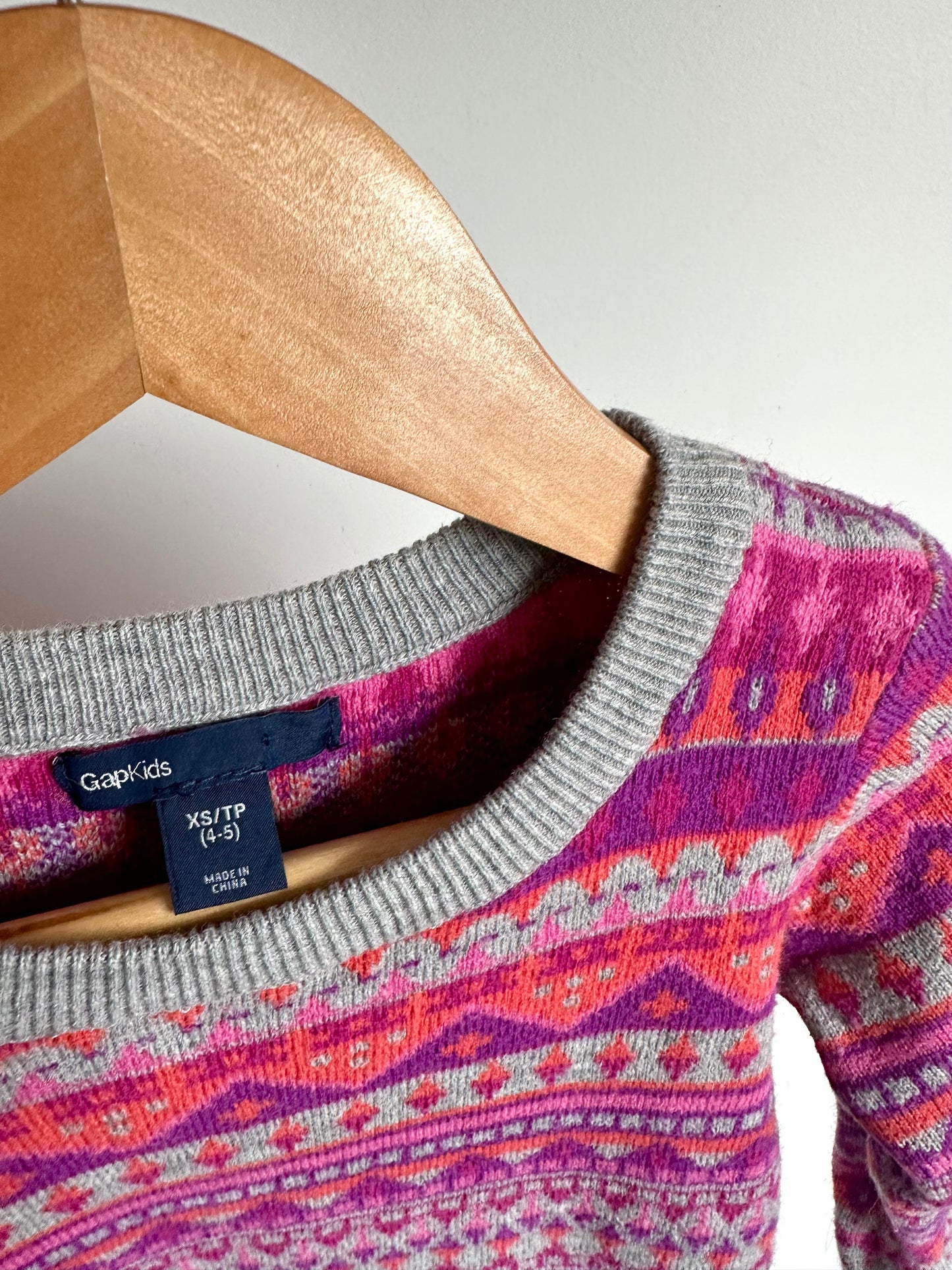 Gap Knit Patterned Dress / 4-5T