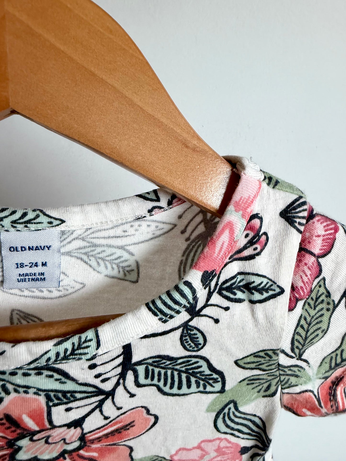 Light Floral Dress / 18-24m