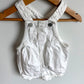 Gap White Bubble Overalls / 3-6m