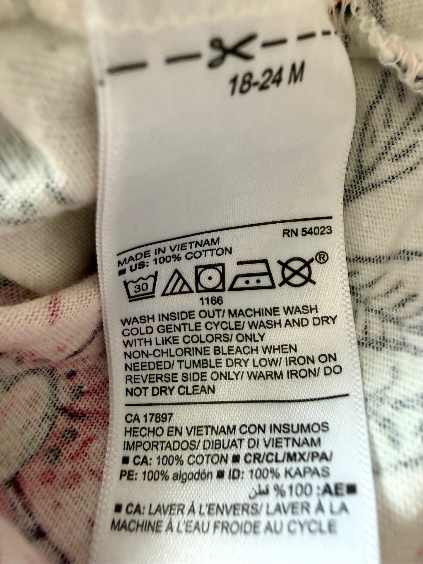 Light Floral Dress / 18-24m