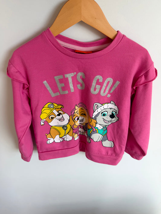Let's Go Paw Patrol Sweater / 4-5T