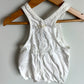 Gap White Bubble Overalls / 3-6m