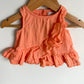 Coral Ruffle Tank Top / 3-6m