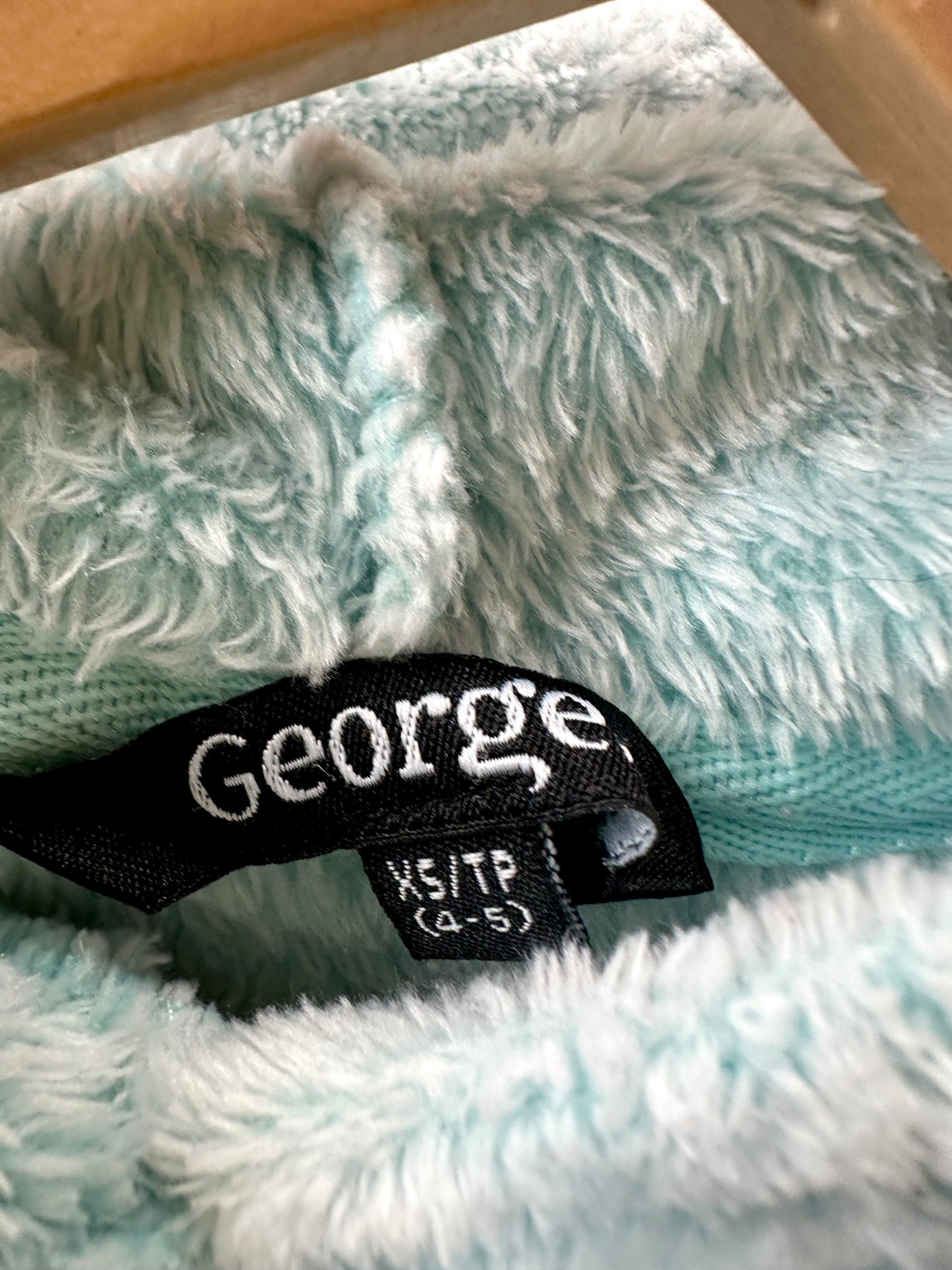 Fleece Blue Star Hoodie / 4-5T