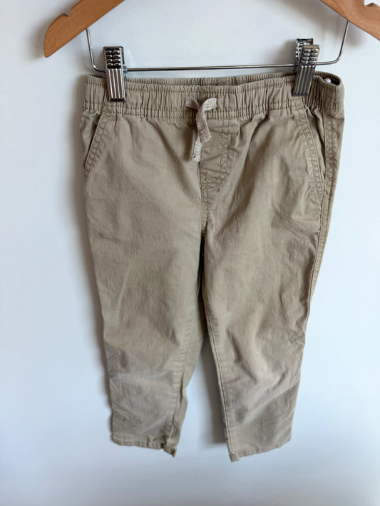 Tan Drawstring Pocket Pants / 7 years