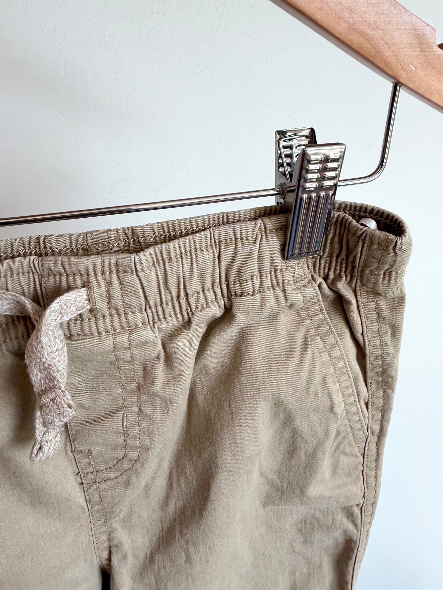 Tan Drawstring Pocket Pants / 7 years