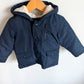 Navy Fleece Lined Jacket / 18-24m