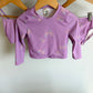 Purple Butterfly Three Piece Swim Suit / 2T