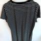 Labor Gown Striped Maternity Dress / M