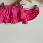 Pink Eyelet Skirt and Diaper Cover / 0-3m