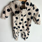 Dotted Hood Jumpsuit / 3-6m
