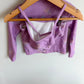 Purple Butterfly Three Piece Swim Suit / 2T