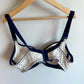 Polka Dot Lace Padded Bra / L