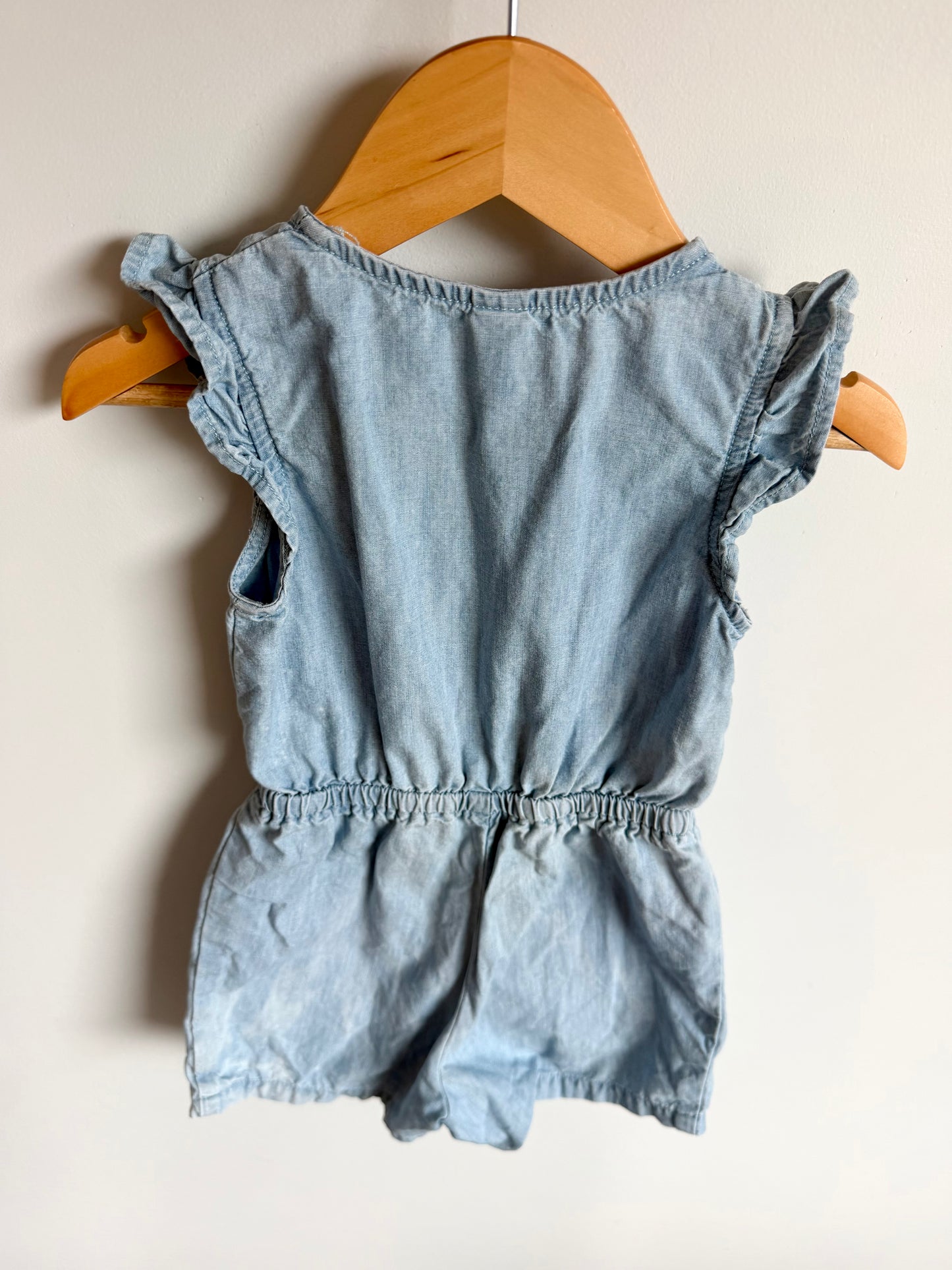Chambray Romper / 18-24m