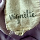 100% Cotton Purple Ribbed Romper / 0-3m