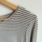 Striped Soft Billowy Top / M