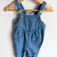 Denim Heart Pocket Overall Jumpsuit / 12-18m