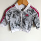 Adidas Rose Pattern Track Sweater / 12m